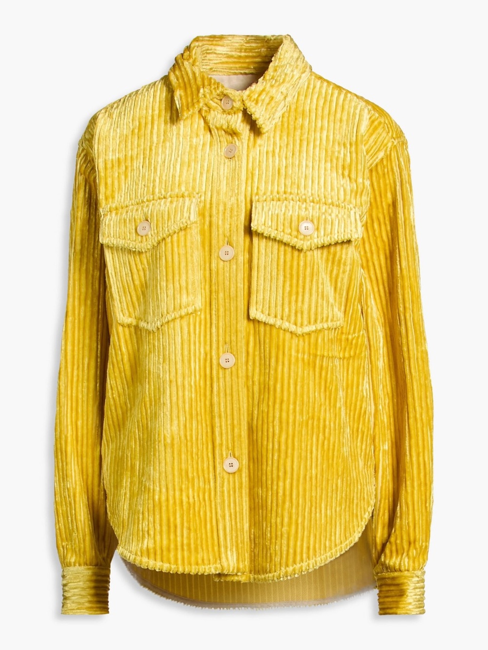 Isabel Marant yellow Madiana corduroy jacket sz 36